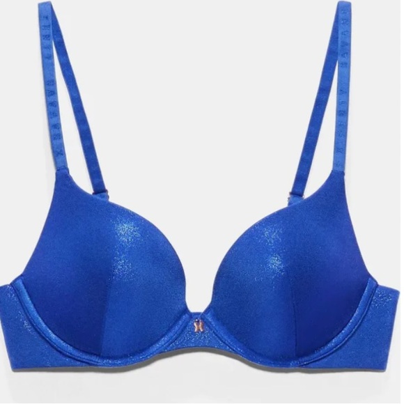 SAVAGE X FENTY by Rihanna Core Micro- Fiber Metallic Push-Up Bra Size 36D. - Picture 4 of 9